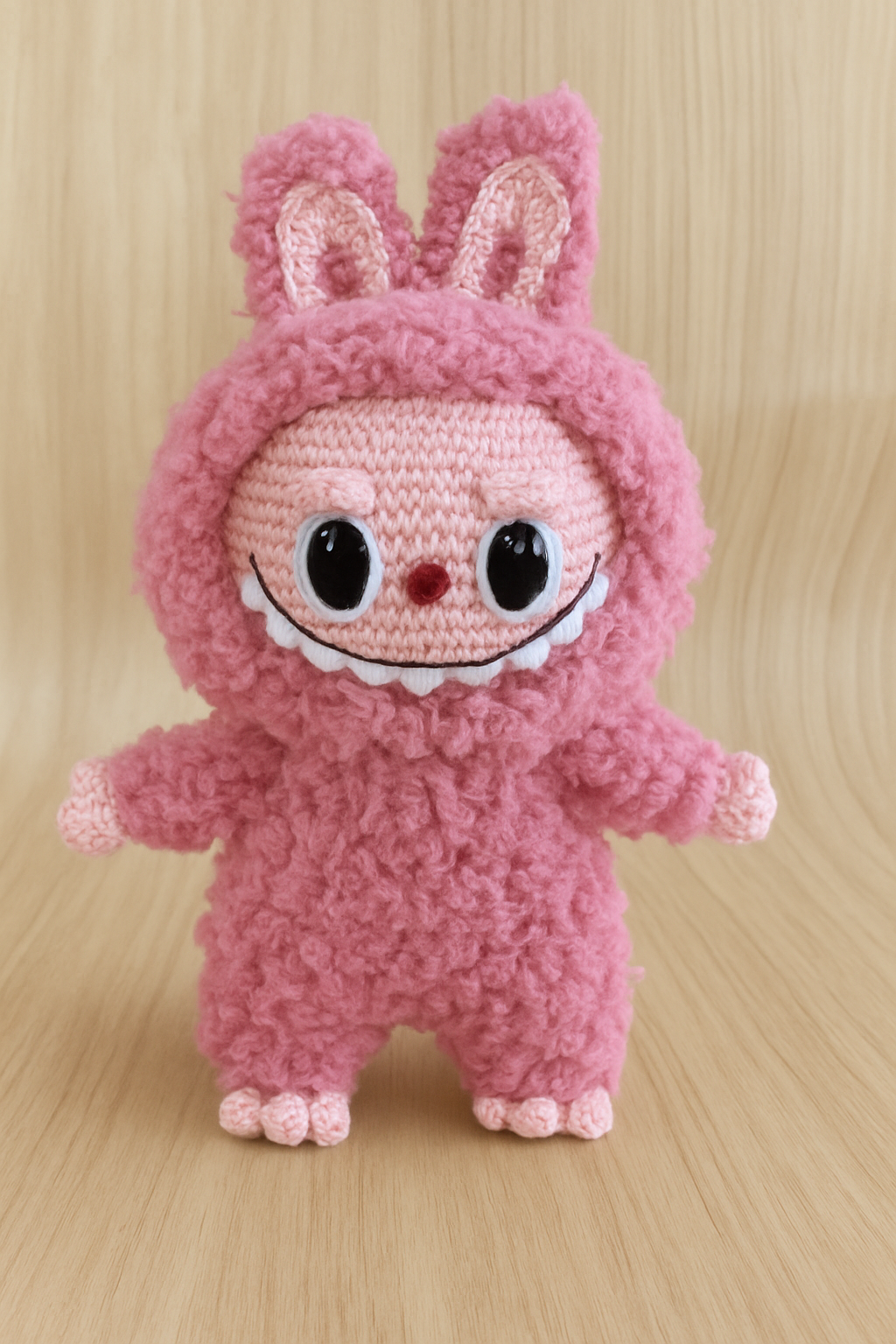 Labubu Crochet Pattern (PDF) / Amigurumi / Bagcharm