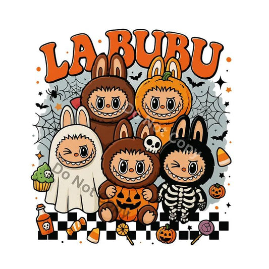 Halloween LaBubu Bunny Costume PNG SVG, Labubu Png, labubu shirt, Halloween PNG, Labubu clothes, Kawaii Monsters Clipart, Labubu clipart